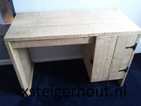 Steigerhout bureau