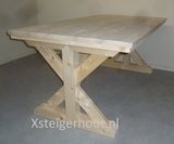 landelijke tafel steigerhout