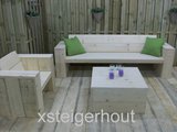 Loungeset steigerhout