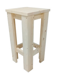 Barkruk steigerhout bouwpakket