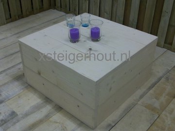 Bouwtekening Hocker steigerhout