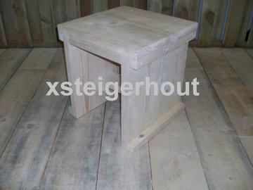 Bouwtekening Krukje steigerhout