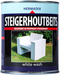 White wash steigerhoutbeits