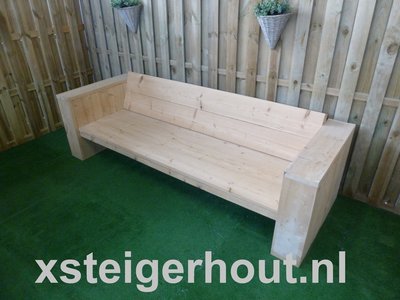 loungebank steigerhout