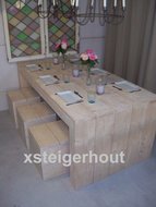 Steigerhout kruk Steigerhout kruk